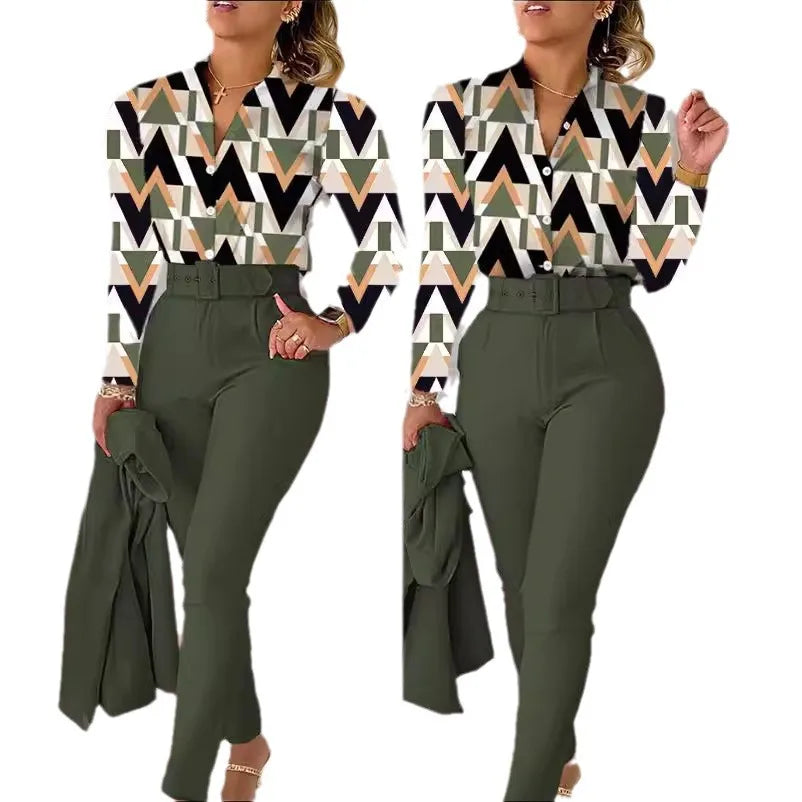 Elegant Women Two Piece Suit