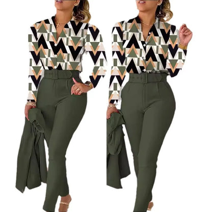 Elegant Women Two Piece Suit