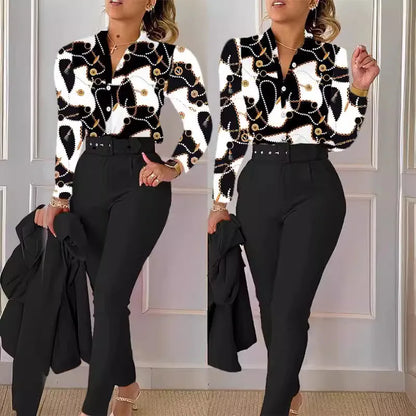 Elegant Women Two Piece Suit